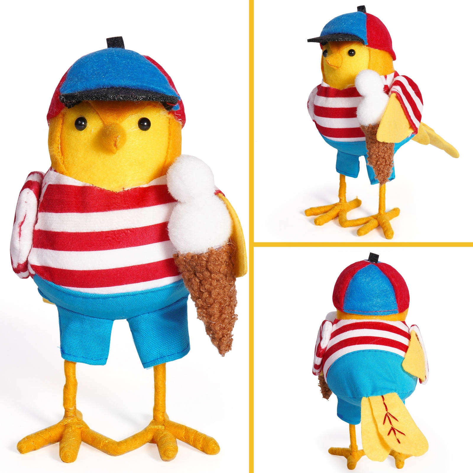 thumbnail image 2 of Adorable Muñeca Pájaro De Verano Una Bonita Decoración Para El Hogar Para Los Amantes De Los Pájaros Que Puede Realzar Su Jardín, Terraza, Salón O Aportar Una Sensación De Alegría Y Naturaleza., 2 of 2